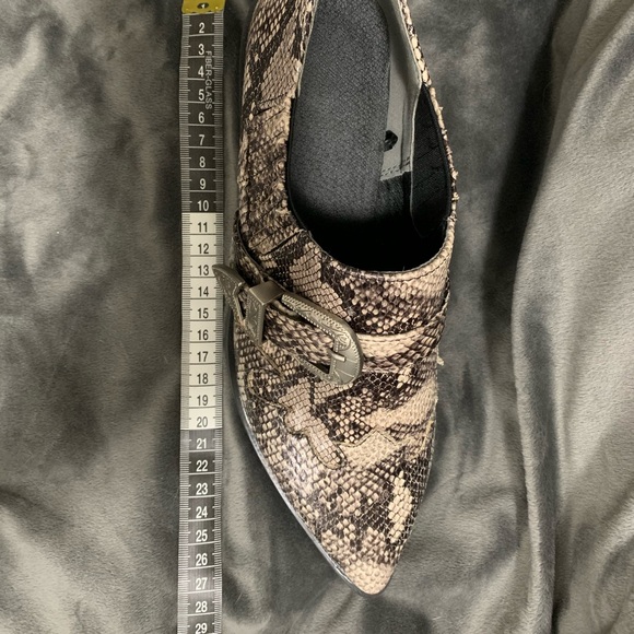 Snake skin print Ankle Boots - Picture 5 of 7